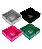 CINZEIRO DE SILICONE SQUADAFUM - QUADRADO (LISO) GRANDE - Imagem 2