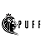 CORDAO CHAVEIRO PUFF LIFE -  MINI (CINZA) - Imagem 2