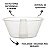 24un Formas Mini Pudim 120ml Forneável Com Tampa Freezer - Imagem 6