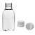 Frasco plástico de 100 ml para refil tampa rosca lacre kit com 10 unid - Imagem 1