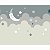 Papel de Parede Personalizado Lua e Estrelas Baby - Imagem 5