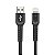 CABO DUAL SHOCK LIGHTNING PRETO - 1,2M (MFI HOMOLOGADO) - Imagem 1