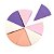 Esponjas para Maquiagem Miss Frandy Triangulares - Imagem 1