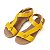 Sandália Rasteira Drica Venutti (Mostarda) - Imagem 1