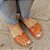 Sandália Rasteira Karen Venutti (Orange) - Imagem 2