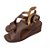 Sandália Anabela Vilma Venutti (Café) - Imagem 2
