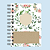 Agenda Floral Com Tag - Imagem 1