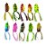 Kit 10pçs Isca Sapo Frog Anti Enrosco Sapinho De Superfície - Imagem 6