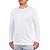 Camisa Térmica Praia Pesca Fitness Proteção UV50 Segunda Pele - Branco - Imagem 1