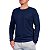 Camisa Térmica Praia Pesca Fitness Proteção UV50 Segunda Pele - Azul Marinho - Imagem 1