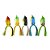 Kit 5pçs Isca Sapo Frog Anti Enrosco Sapinho De Superficie - Imagem 2