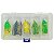 Kit 5pçs Isca Sapo Frog Anti Enrosco Sapinho De Superficie - Imagem 4