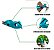 Isca Artificial Frog Monster.Z 60 - Metallic Turquesa Matadeira - Imagem 4