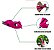 Isca Artificial Frog Monster.Z 60 - Metallic Magenta Matadeira - Imagem 4