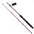 Vara Para Molinete Rosa Max Bull 1,20m 8-14lbs Deyu - Imagem 2