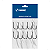 Anzol Chinu Black Nickel Cartela 10pçs Summer - Imagem 1