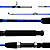 Vara Para Molinete Kenzu 1352 1,35m 8-17Lbs Summer - Imagem 1