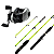 Kit Carretilha Voxxi CC3 3 Rol + Vara Voxxi 7-17lb 1,50m - Imagem 1