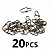 Snap Quick Lock Nickel Cartela 20pçs Marine - Imagem 4