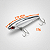 Isca Artificial Curisco 110 cor 301 Cromada Bala De Prata - Imagem 5
