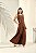 VESTIDO LONGO AMPLO COM ABOTOAMENTO - Imagem 1