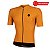 Camisa Ciclismo Mauro Ribeiro Fiber Masculina Ocre Amarela - Imagem 1