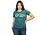 Camiseta Tuff Feminina Verde Silk Branco TS4141 - Imagem 1