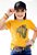 T-Shirt Zoe Horse Infantil Amarelo Cocar Com Pena ZHW3046 - Imagem 1