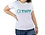 Camiseta Tuff Feminina Branca Silk Verde TS3547 - Imagem 1
