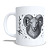 CANECA CERÂMICA BRANCA PERSONALIZADA 325ML SIGNO DE ÁRIES - Imagem 1