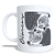 CANECA CERÂMICA BRANCA PERSONALIZADA 325ML SIGNO DE GÊMEOS - Imagem 1