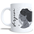 CANECA CERÂMICA BRANCA PERSONALIZADA 325ML SIGNO DE VIRGEM - Imagem 1