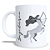 CANECA CERÂMICA BRANCA PERSONALIZADA 325ML SIGNO DE SAGITÁRIO - Imagem 1