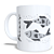 CANECA CERÂMICA BRANCA PERSONALIZADA 325ML SIGNO DE PEIXES - Imagem 1