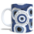 CANECA CERÂMICA BRANCA PERSONALIZADA 325ML - OLHO GREGO - Imagem 1