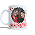 CANECA CERÂMICA PORCELANA PERSONALIZADA 325ML - ROMÂNTICA - ESCOLHA SEU MODELO - Imagem 1