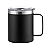 CANECA TÉRMICA 350ML EM AÇO INOX COM ALÇA E TAMPA - Imagem 1