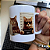 CANECA DE CERÂMICA PORCELANA BRANCA PERSONALIZADA 325ML IMPRESSÃO COLORIDA - Imagem 2