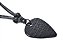 Colar Ajustável Masculino Palheta Violão Black Pingente Aço Zamac - Imagem 1