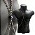 Body Chain Corrente de Aço Prata Olho Grego - Imagem 1