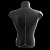 Body Chain Masculino Zenith Couro Marrom Corrente Prata - Imagem 6