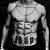 Harness Body Chain Masculino Freyr Prata - Imagem 2