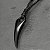 Colar Cordão Encerado Pingente Dente de Sabre Negro - Imagem 2