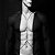 Colar Body Chain Masculino Triangle Aço Prata - Imagem 1