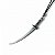 Colar Fio Encerado Pingente Espada Katana Samurai - Imagem 1