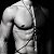 Colar de Corpo Masculino Body Chain Circles - Imagem 1