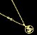 Corrente Cordão Masculino + Pingente São Jorge Banhados a Ouro 18k - Imagem 2
