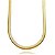 Corrente Masculina 3,5mm 70cm 14,6g Fecho Canhão Banho de Ouro 24k  Corrente Rabo de Rato - Imagem 4