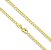 Corrente Masculina Grumet 3mm + Pingente Face de Cristo Banhados a Ouro 18k - Imagem 2