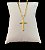 Corrente Masculina Grumet + Pingente Cruz Detalhada Banhados a ouro18k - Imagem 1